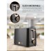 Afra Electric Toaster 700W 2 Slots Black AF100700TOBL