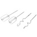 Afra Hand Mixer Stainless Steel 5 Speed 300W Silver AF1406HMXSS