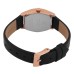 Daniel Klein Black Leather Watch for Women DK.1.14152-6