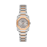 Daniel Klein Silver and Rose Gold Stainless Steel Watch for Women DK.1.14128-6