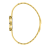 Lee Cooper Stainless Steel Gold Watch for Women LC08308.140