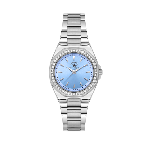 Santa Barbara Polo & Racquet Club Unique Silver Stainless Steel Watch for Women SB.1.10647-2