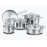 Korkmaz Cookware Set Perla Set 9pcs 1609CW