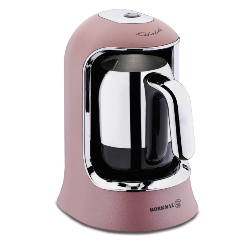 Korkmaz Coffee Maker Kahvekolik Rose Gold/ Chrome 86006